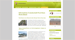 Desktop Screenshot of ig-passivhaus.de